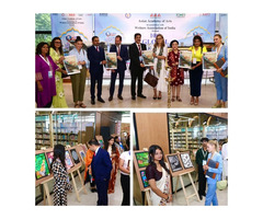 Painting Exhibition Inaugurated at 10th Global Literary Festival Noida