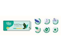 100% rash free organic sanitary napkins available