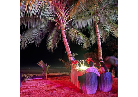 Beachside Candlelight Dinner - Basic Setup