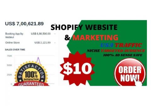 Premium Ecommerce and Dropshipping Website with Winning Products