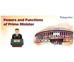 Powers and Functions of Prime Minister