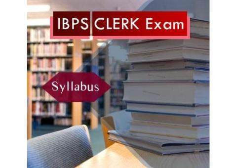 IBPS CLERK Syllabus