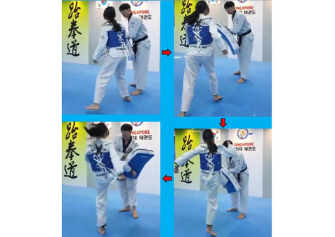 TKD tactics that lure opponents into traps for quick counterattacks