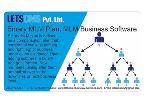 MLM Binary Compensation Plan of MLM Business Software