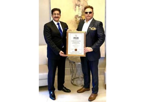 Sandeep Marwah Placed in World Book of Records London Third Time