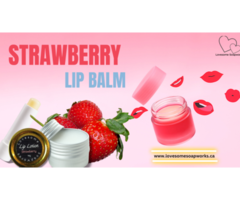 Strawberry Lip Balm for Soft Lips