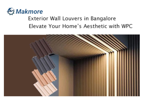 WPC Louvers For Exterior Wall