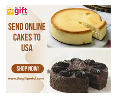 Send Online Cakes to USA with Hassle-Free Delivery - TheGiftPortal