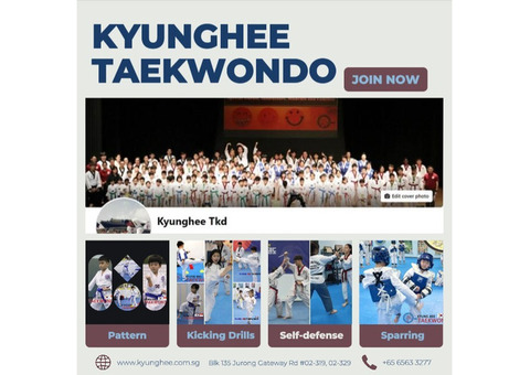 Taekwondo lessons with poomsae and sparring offer excellent training