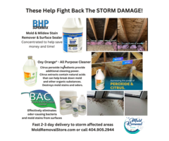 Fight Back Storm Damage With Mold Stain Removal Products