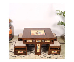 Timeless Wooden Coffee Table Sets for a Cozy Living Room!