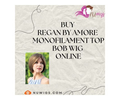 Buy Regan By Amore | Monofilament Top Bob Wig Online