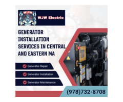 Generator Installation Services in MA | WJW Electric