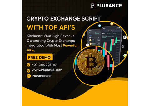 Top API integration required for impeccable Crypto Exchange Script