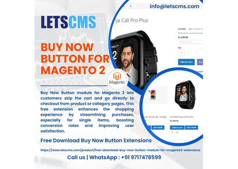 Free Download Magento 2 Buy Now Button Module extensions
