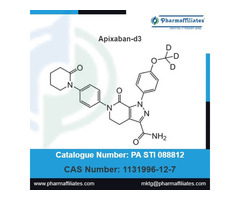 Apixaban-D3: Premium Standard for Drug Testing from Pharmaffiliates