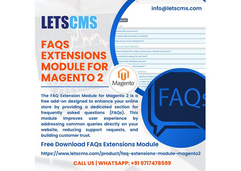 FAQs Extension Module for Magento 2 - Free Download Available