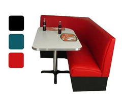 Diner tables and chair sets in real metal banding