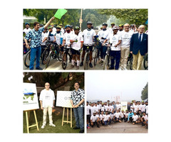 Cycle Rally Flagged Off to Promote Green World Awareness