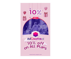 AdCreative.ai | Get 10% Off on All Plans | Exclusive Coupon