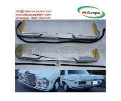 Mercedes Benz W108 W109 bumpers with rubber