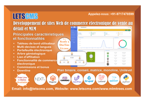 Services de développement de sites Web de commerce électronique MLM