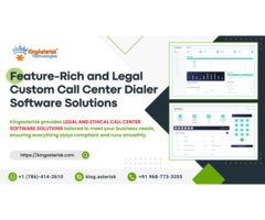 Feature-Rich and Legal Custom Call Center Dialer Software Solutions