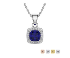 Blue Sapphire Necklace in UK