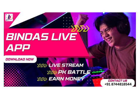 Bindas Live: Stream, PK Battle, Audio Chat, and Earn Big!