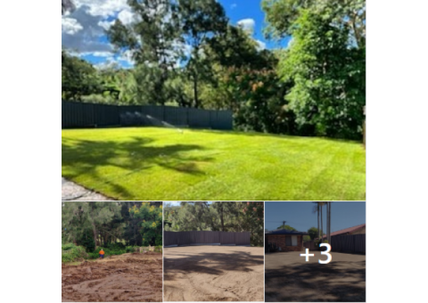 Massive yard raise into an oasis -Turf