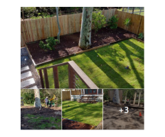 Landscaping in Lots - Turfing and gardens