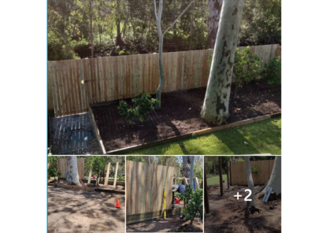 Landscaping in Lota- Fencing