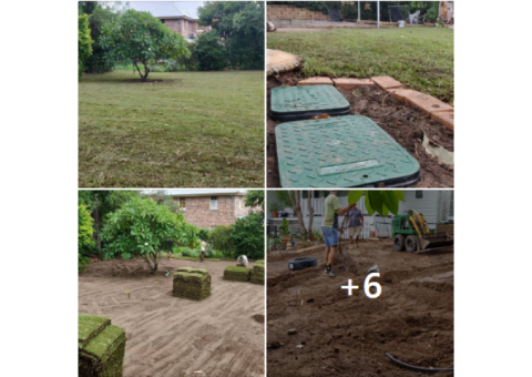 Massive 550m2 irrigation and returf(Backyard)