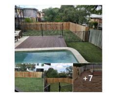 Fencing, retaining, earthmoving and turfing. View 2