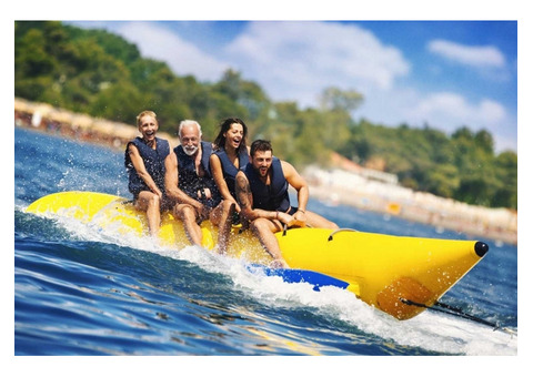 Banana Boat Ride in Elephant Beach (Havelock Island)