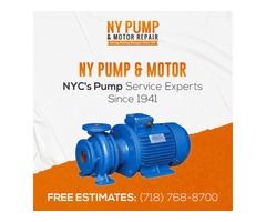 24 Hour Pump Service NYC – NY Pump & Motor Repair