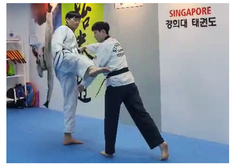 Taekwondo teamwork and trust propel students to a healthy future