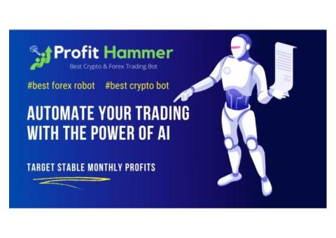 Trade Forex & Crypto Profit Hammer Bot EA and get 8-15% profit