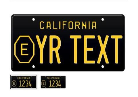 1966 County Exempt California License Plate