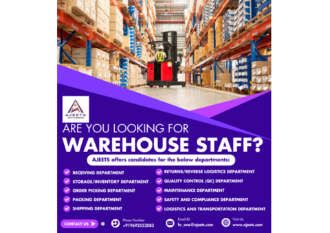 Warehouse Staffing Agency in India, Nepal - AJEETS