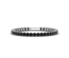 Order Online Black Diamond Tennis Bracelets @ gemone Diamonds