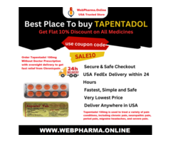 Buy Tapentadol 100mg Online - Overnight Delivery US To US