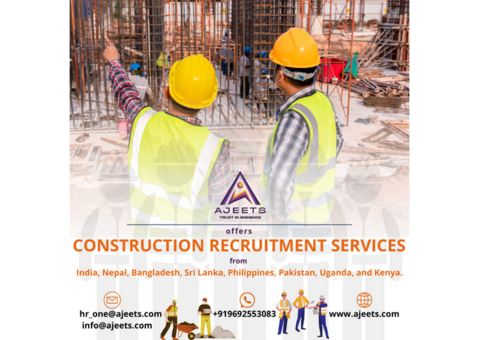 Looking for Top Construction Recruitment Agencies!!!