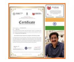 4th World Record of Sandeep Marwah Recognised by Unique World Records