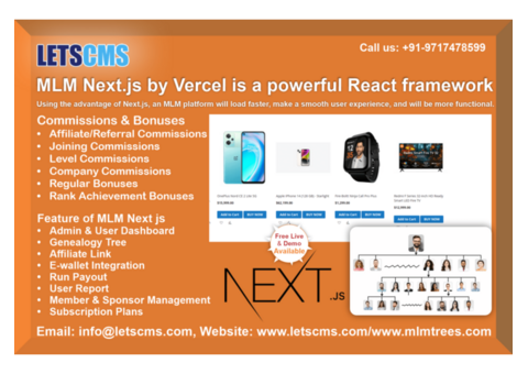 Next.js MLM Integration: E-Commerce Solutions for Unilevel Plans