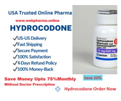 Don't let pain control your life, take control Hydrocodone 10-500mg