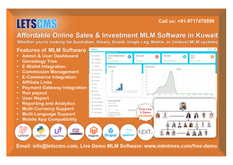 Affordable Online Sales and Investment MLM Software in Kuwait