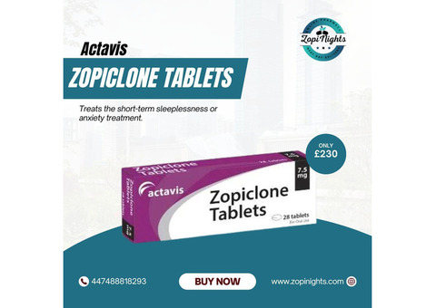 Zopiclone Actavis 7.5 mg London