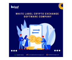 White label crypto exchange software Company - Beleaf Technologies