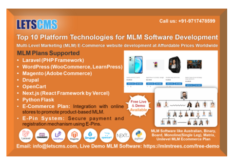 Top 10 Platform Technologies for MLM Software Development